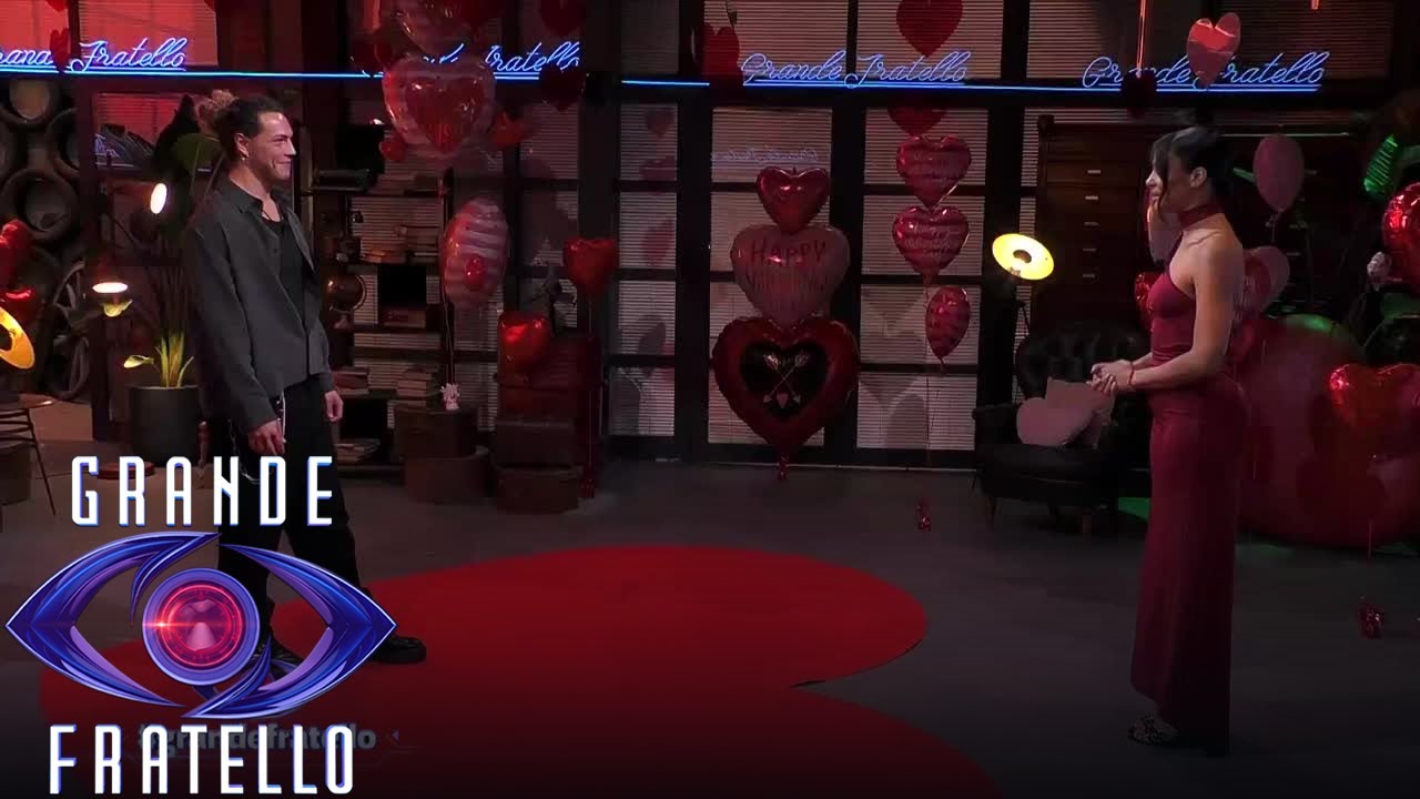 Grande Fratello - L'incontro tra Luca Giglioli e Yulia Bruschi