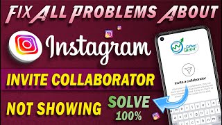 Instagram Updates : Invite Collaborator Problem | How To Fix Invite Collaborator Option Not Showing