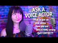 How To Be A Voice Actor: Make a Demo, Breathe Correctly, Ditch Coffee??