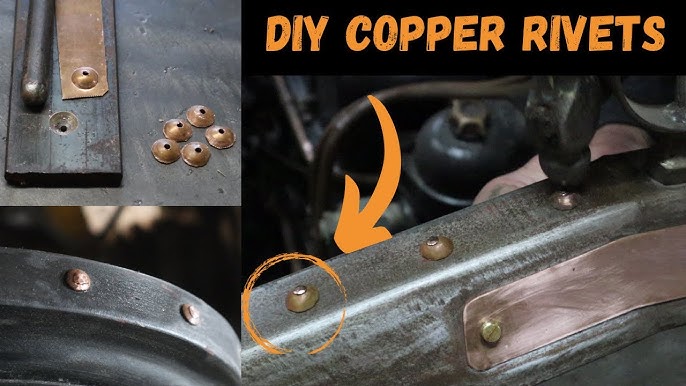 How to Set Copper Rivets By Hand 