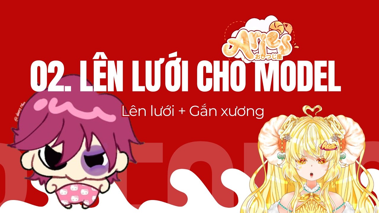 🎨 Làm Model VTuber Từ A–Z | #02 Rigging + Lưới Layer