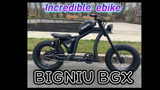 BIGNIU BGX Ebike review, correction battery is a 48 V  31.5 ah