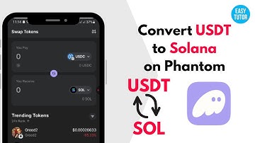 How to Convert USDT to Solana on Phantom Wallet - Step By Step