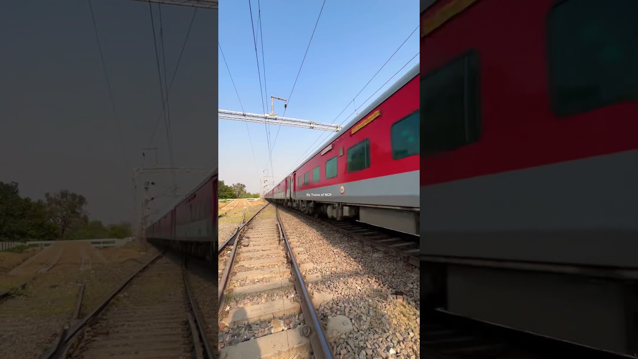12506 Anand Vihar Terminal-Kamakhya North East Express with GZB WAP7 skipping Bamhrauli(BMU).🚉❤️🔥