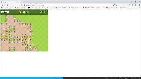 Google Minesweeper Speedrun (Medium Difficulty) (51s)