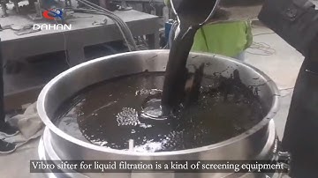 Vibro sifter for liquid filtration