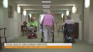 Texas expands in-person visits at nursing facilities