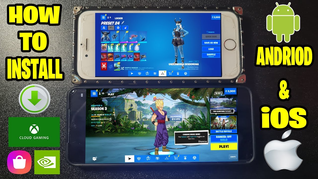 How to DOWNLOAD FORTNITE MOBILE Using XBOX CLOUD GAMING 