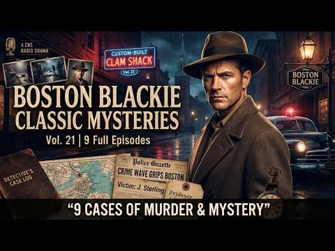 Boston Blackie Classic Mysteries Vol. 21 | 9 Full Episodes | Old Time Radio Detective Drama