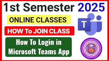 How To Join DU SOL First Semester Online Classes Through Microsoft Teams App 2025 | College Updates