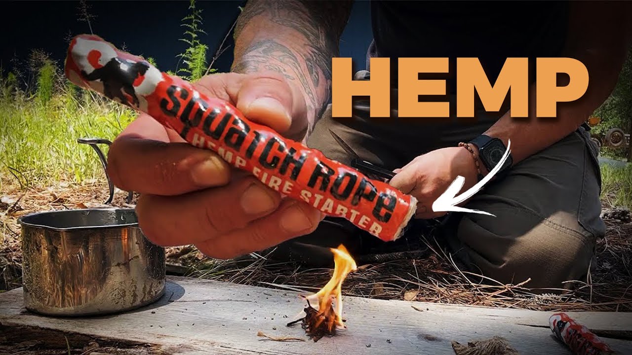SQUATCH ROPE: The Ultimate Waterproof Fire Starter? 