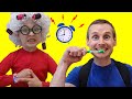 Put On Your Shoes Song / Pretend Play Morning Routine Brush Teeth /Nursery Rhymes Kids Songs