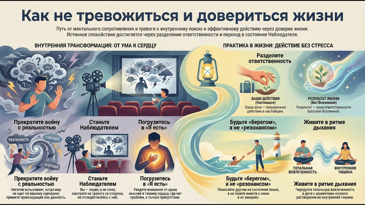 Как не тревожиться и довериться жизни