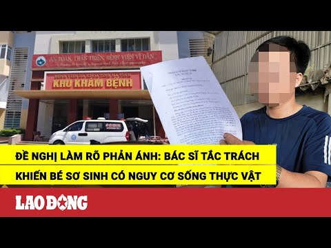 Video Bộ Y tế đề nghị làm rõ phản ánh 'bác sĩ tắc trách... - youtube