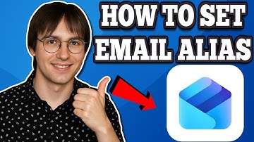 How To Set An Email Alias On Outlook