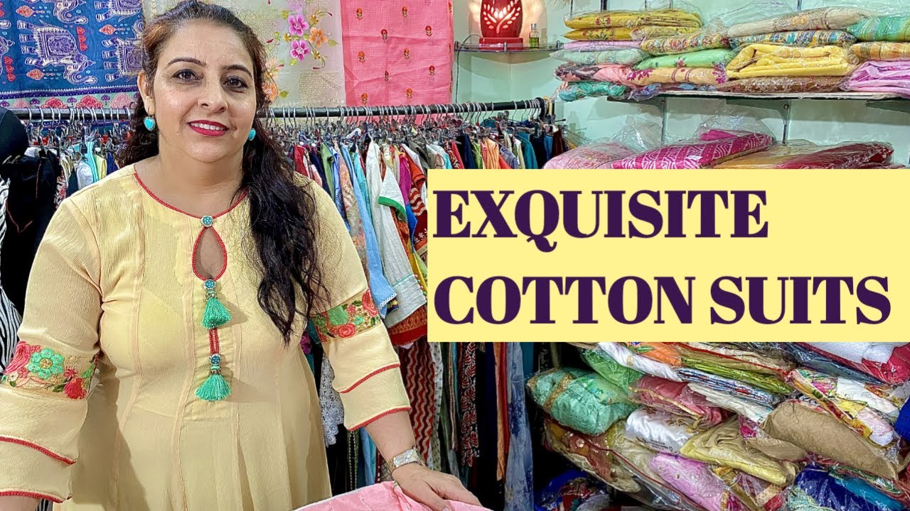 EXQUISITE FANCY COTTON SUITS | RITU BOUTIQUE CHANDIGARH | PUNJABI SUITS |