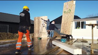 Dag 5 De Buitenwanden Sips - Zelf Een Huis Bouwen
