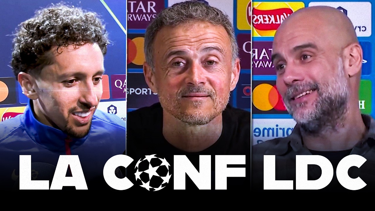 LA CONF' LDC - Enrique FIER, Marquinhos HEUREUX, Pep FOU !