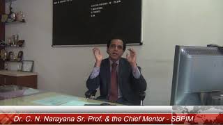 SBPIM Mentoring Program for Faculty Members by Dr. C.N.Narayana