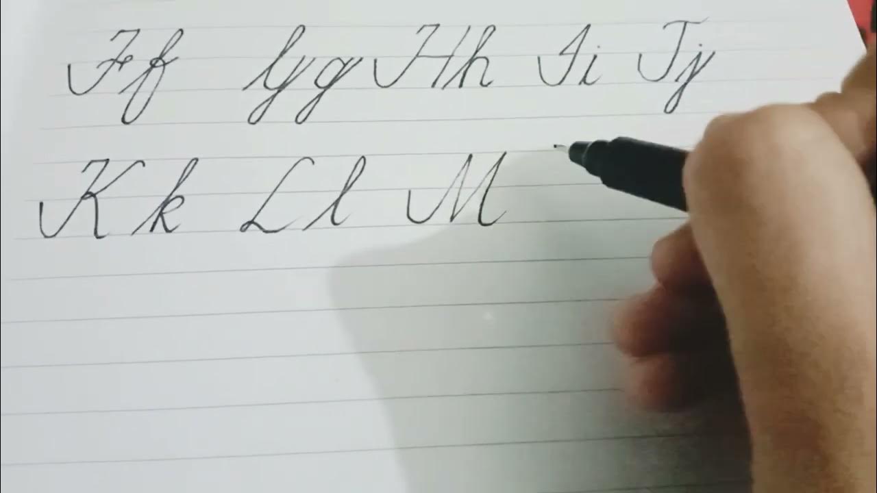how to write capital and small flowery writinglearn how to write