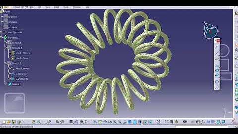 CATIA V5- HOW TO CREATE SPIRAL HELIX WITH SWEEP COMMAND WITH PARAMETERS- FORMULA- RELATIONS- LAW