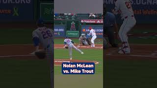 Nolan McLean vs. Mike Trout? Advantage Nolan McLean 😤
