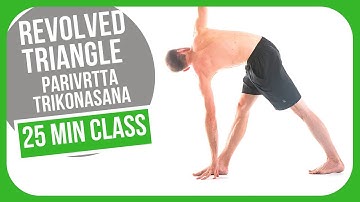 Revolved Triangle Sequence - Short Yoga Class - (Parivrtta Trikonasana)