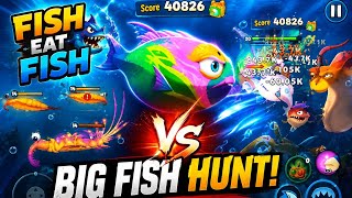 Level 20 Fish vs Giant Sea Monsters 🐟🔥 | Fish Eat Fish Epic Gameplay | No Commentary