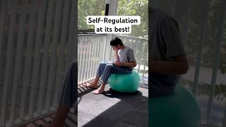 This Is Self-Regulation for a Non-Verbal Autistic Child 💙#autism #shorts