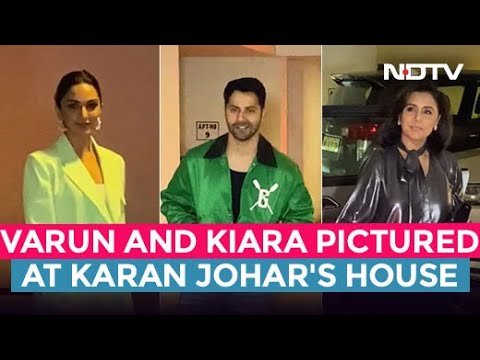 'Jugjugg Jeeyo' Success Bash: Varun Dhawan, Kiara Advani And Neetu Kapoor Arrive In Style - NDTV