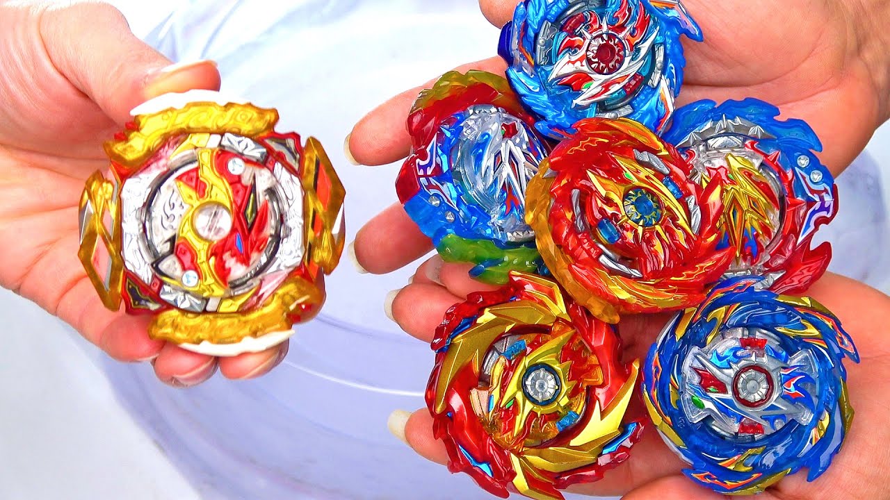 BURST SPRIGGAN vs ALL HELIOS & HYPERION BEYS | Beyblade Burst Evolution Battle