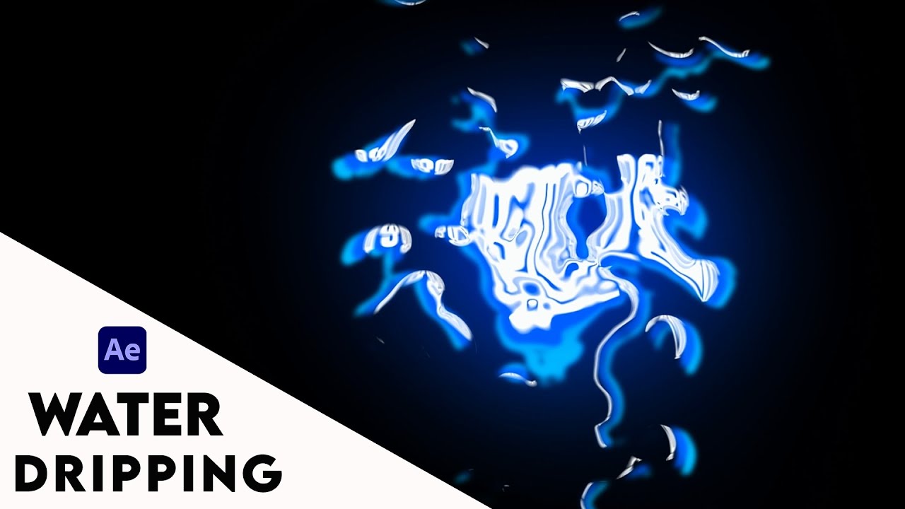 Text Animation After Effects Malayalam Water Drip Effect YouTube