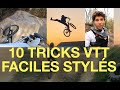 Tuto 10 tricks vtt de base faciles et styls