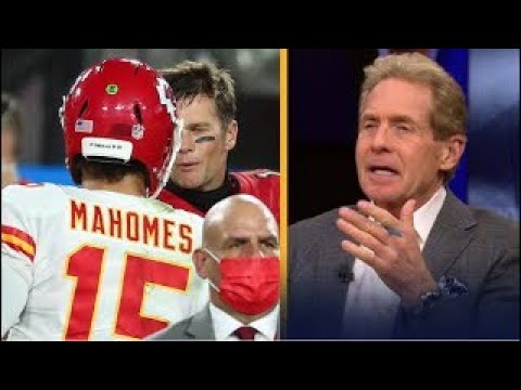 UNDISPUTED | Skip reacts to Patrick Mahomes Tells Brady "You’re a Legend" After Bucs Win Super Bowl