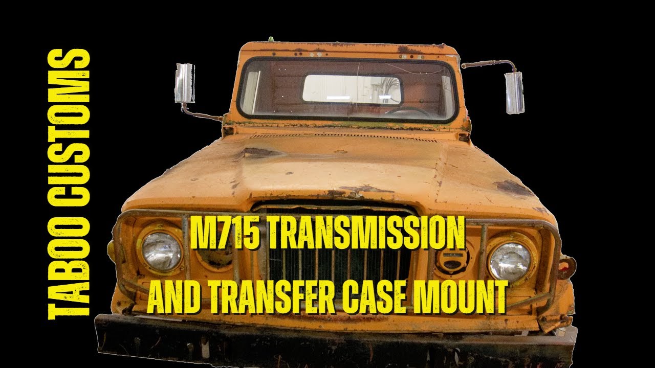 M715 Transmission/Transfer Case Mount Fabrication - YouTube