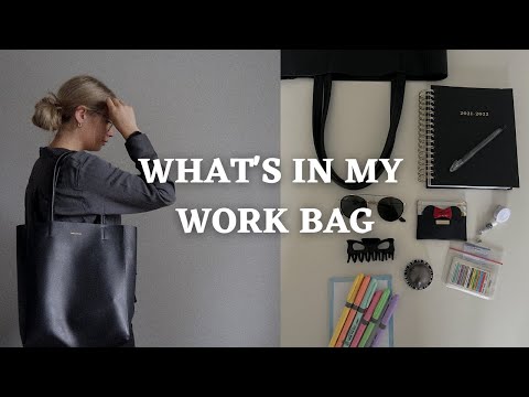 What's in My Bag - Work Edition - YesMissy