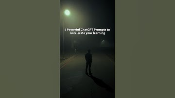 5 Powerful ChatGPT Prompts to Accelerate your learning #shorts #chatgpt