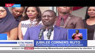 DP Ruto: I was of a completely different view that the party should field a candidate in Msambweni