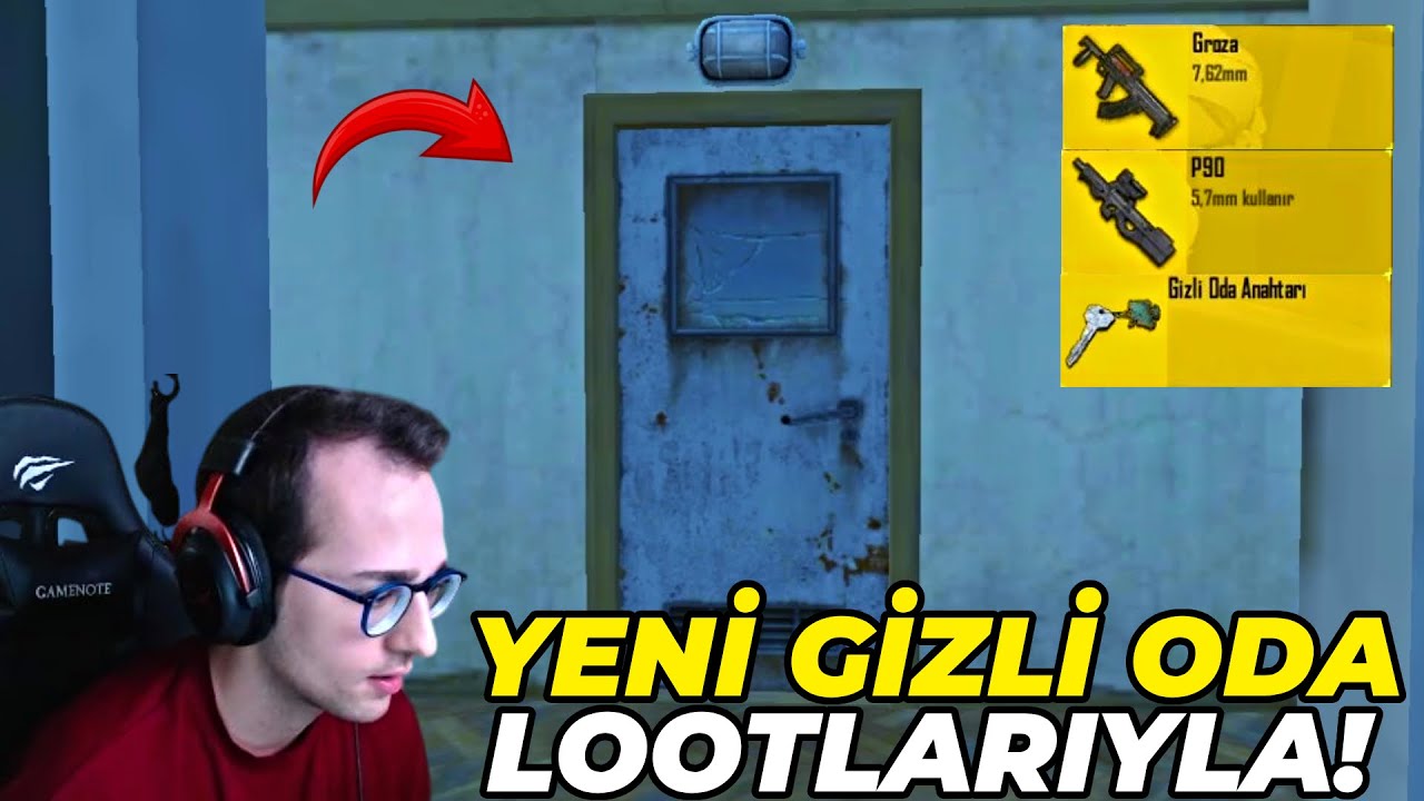 YENİ GİZLİ ODA LOOTLARIYLA WIN ALMAK? (P90 + GROZA ÇIKTI) PUBG MOBILE