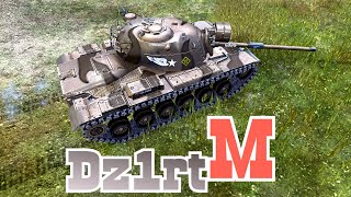 Tank Blitz. M60. Dz1rt. Мастер бой на карте Рудники.