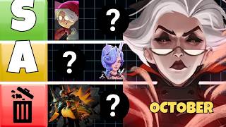 NEW Deadlock Character Tier List | October