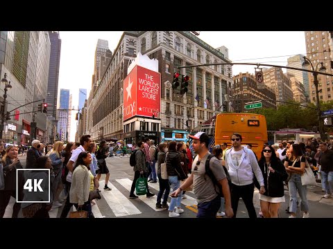 New York, Hoa Kỳ | MANHATTAN NYC | Tour Đi Bộ 4K