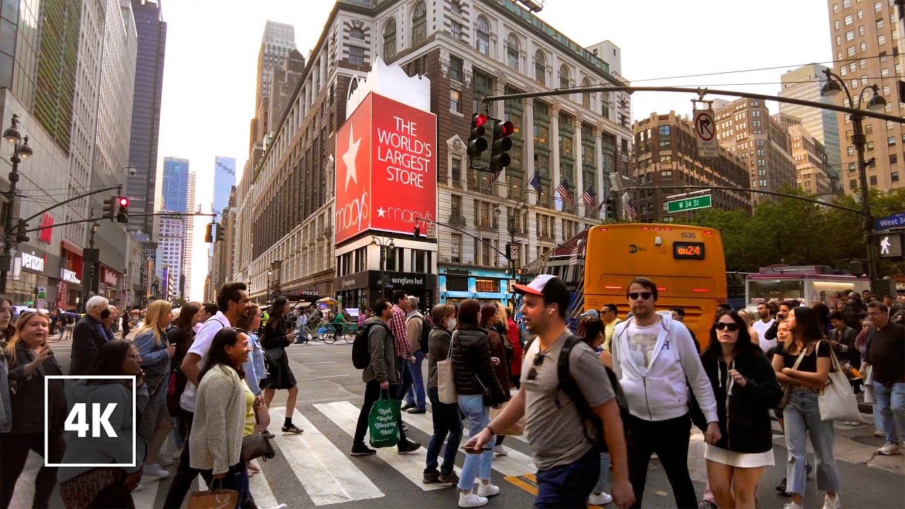 New York, Amerika Serikat | MANHATTAN NYC | Tur Jalan Kaki 4K