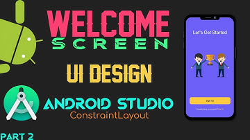Welcome ,Login & Register UI Design - Android Studio XML | Part 2