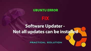 UBUNTU FIX: Software Updater - Not all updates can be installed