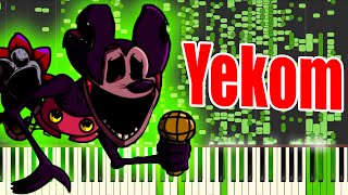 Yekom - FNF VS Mokey MIDI (Auditory Illusion) | Yekom Piano sound
