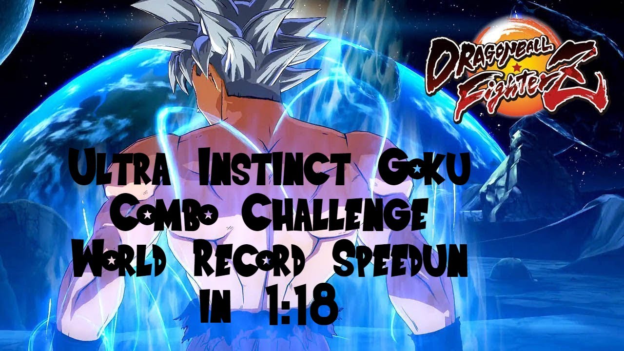 Goku (Ultra Instinct) Combo Challenge Speedrun in 