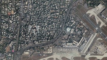 Zoom in from space and focus on India, Mumbai. 3D Animation. Background for travel intro.