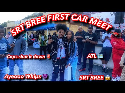 COPS SHUT DOWN SRT BREE CAR MEET IN ATLANTA (MOPARS GETTING CRAZY AND ...