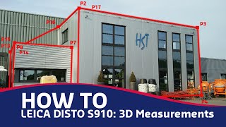 Leica Disto S910: 3D Measurements